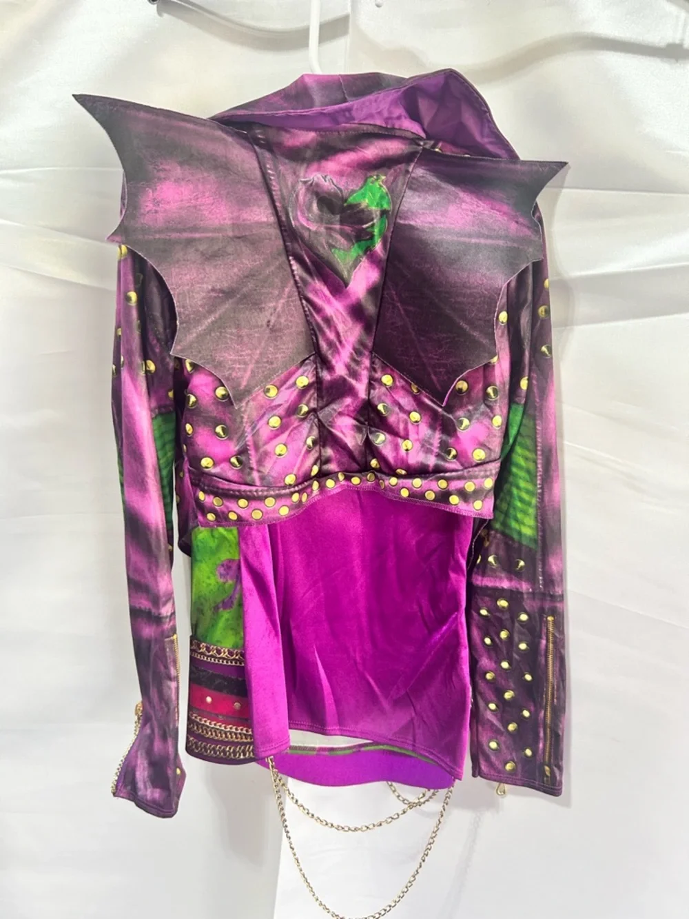 Disney Descendants Mal Purple & Green 3-piece Costume Set | Size Medium 8-10